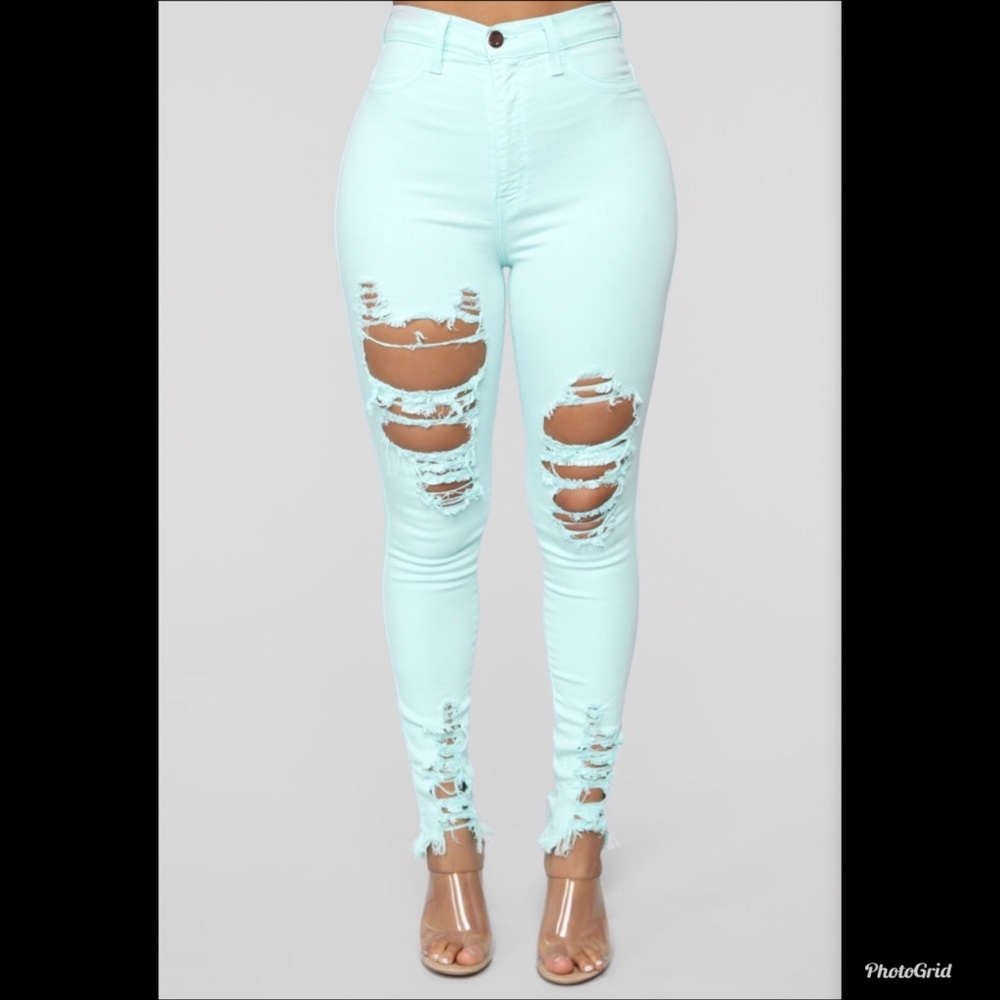 High waist jeans